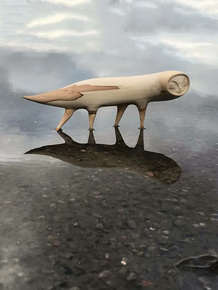 60 Extraordinary Wood Sculptures Inspired By Nature And Myth, By Tach Pollard
