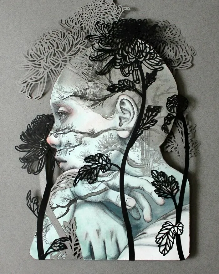 This Artist Is Carving Away The Boundaries Between Illustration And Sculpture With Layered Paper Collages (37 Pics)