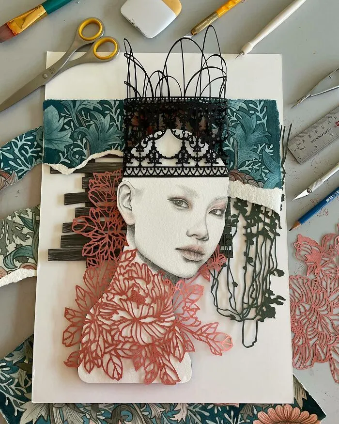 This Artist Is Carving Away The Boundaries Between Illustration And Sculpture With Layered Paper Collages (37 Pics)