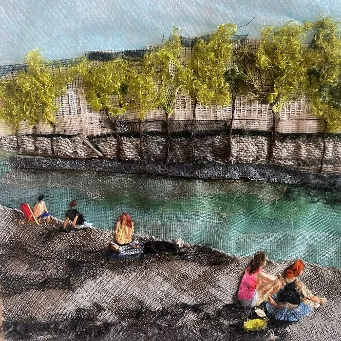 These 55 Hand-Stitched Scenes By This Artist Feel Like Memories Frozen In Time