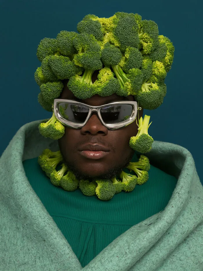 30 Times This Artist Turned The Most Unexpected Things Into Bold Fashion Statements
