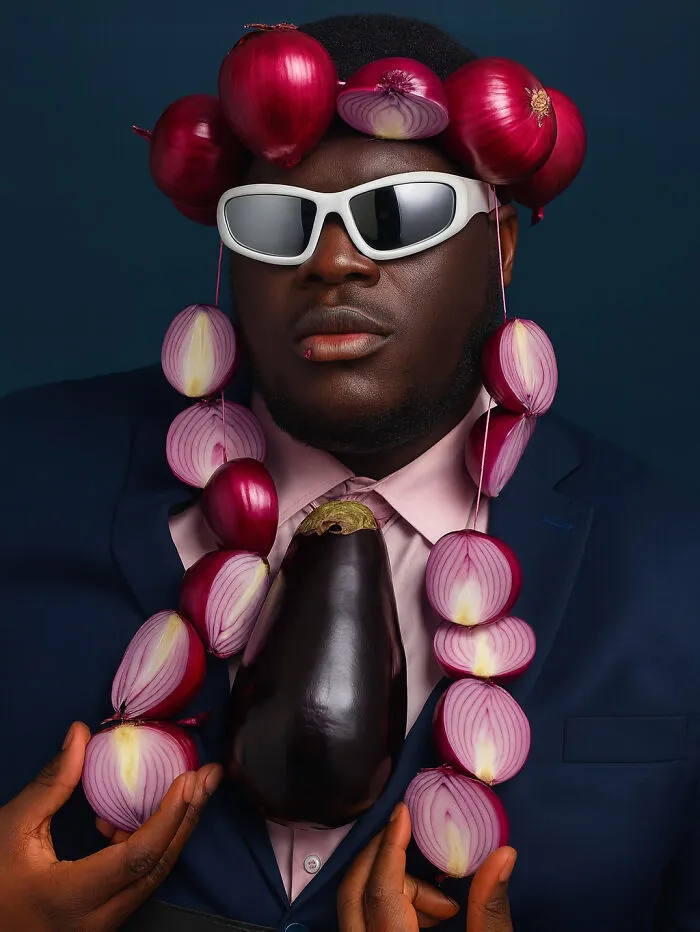 30 Times This Artist Turned The Most Unexpected Things Into Bold Fashion Statements
