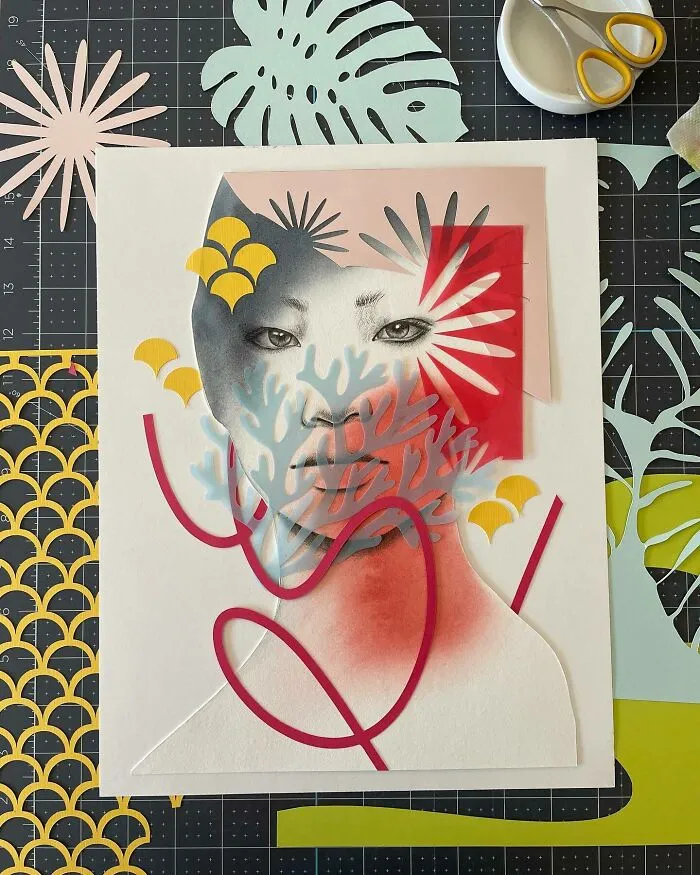 This Artist Is Carving Away The Boundaries Between Illustration And Sculpture With Layered Paper Collages (37 Pics)
