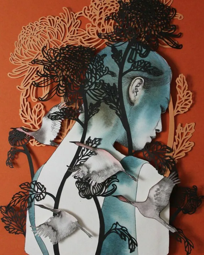 This Artist Is Carving Away The Boundaries Between Illustration And Sculpture With Layered Paper Collages (37 Pics)