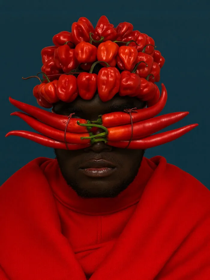 30 Times This Artist Turned The Most Unexpected Things Into Bold Fashion Statements