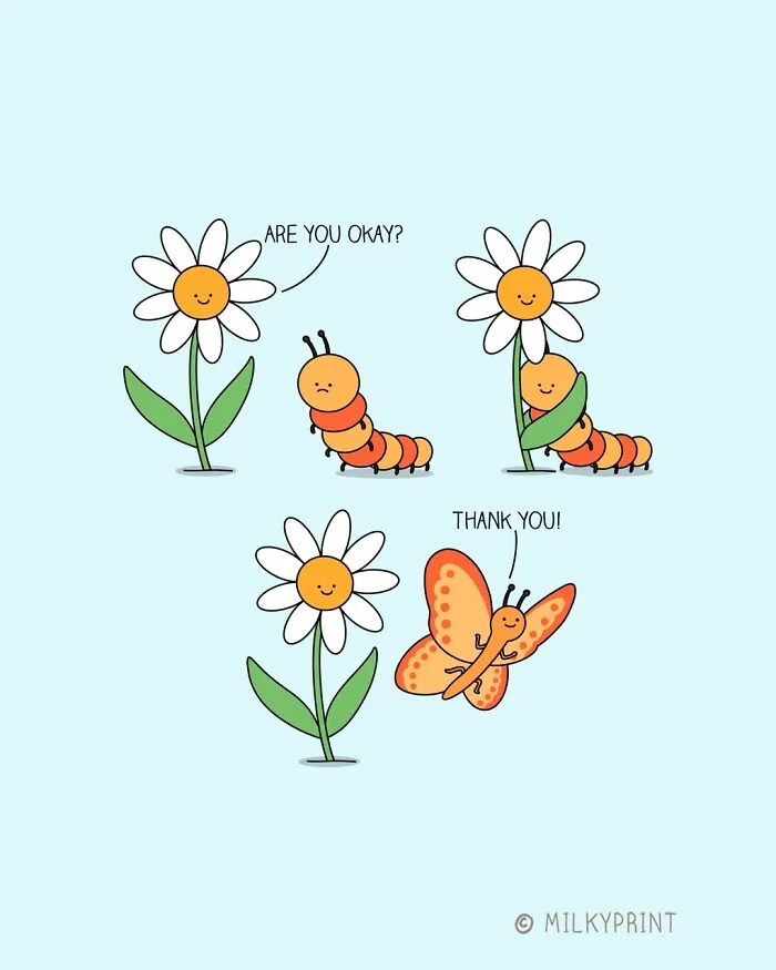 This Illustrator Turns Ordinary Objects Into Sweet Little Characters With Comforting Messages (57 New Pics)