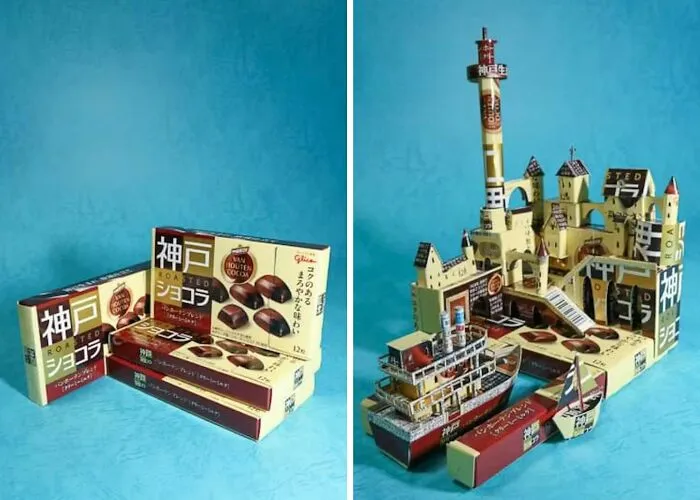 Japanese Artist Turns Product Packaging Into Art, And The Result Might Amaze You (21 New Pics)