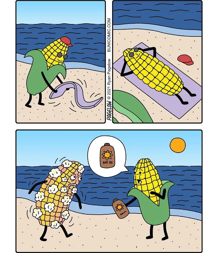 55 New Food-Themed ‘Buni Comics’ That Are Cute, Clever, And Slightly Dark