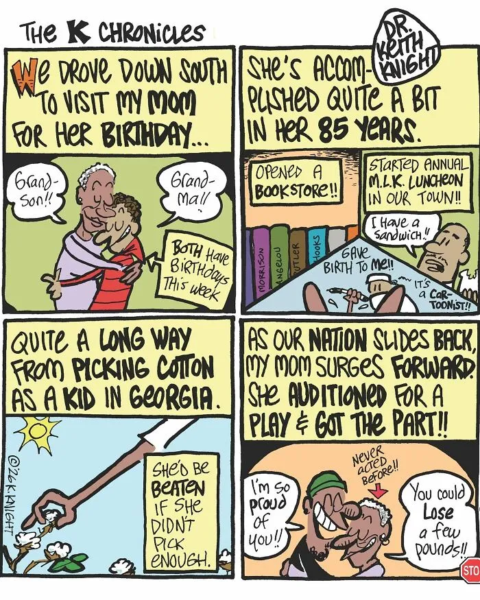This Artist Created 64 Clever Comics That Tackle Life, Race, And Politics