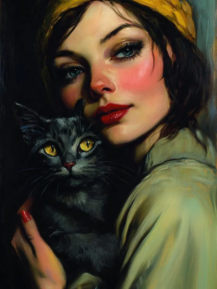 This Artist Turns The Connection Between Humans And Cats Into Powerful Visual Art (29 Pics)