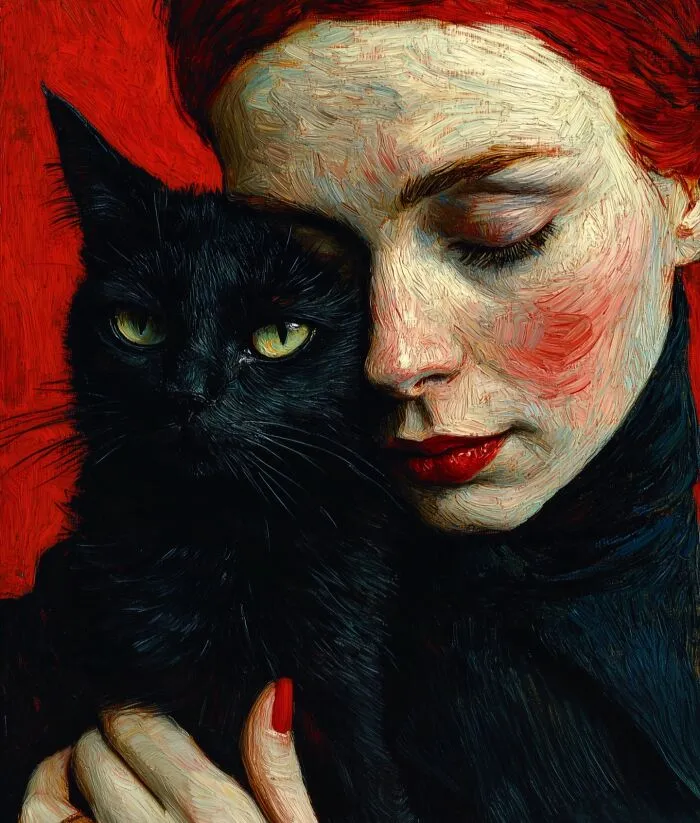 This Artist Turns The Connection Between Humans And Cats Into Powerful Visual Art (29 Pics)