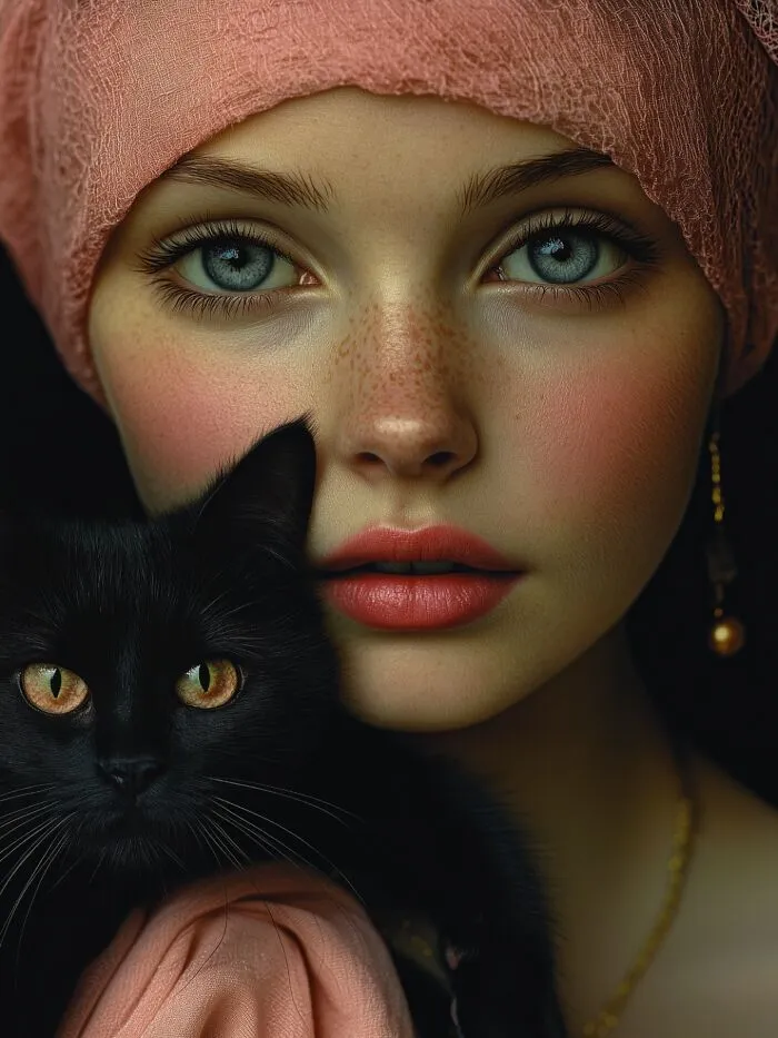 This Artist Turns The Connection Between Humans And Cats Into Powerful Visual Art (29 Pics)
