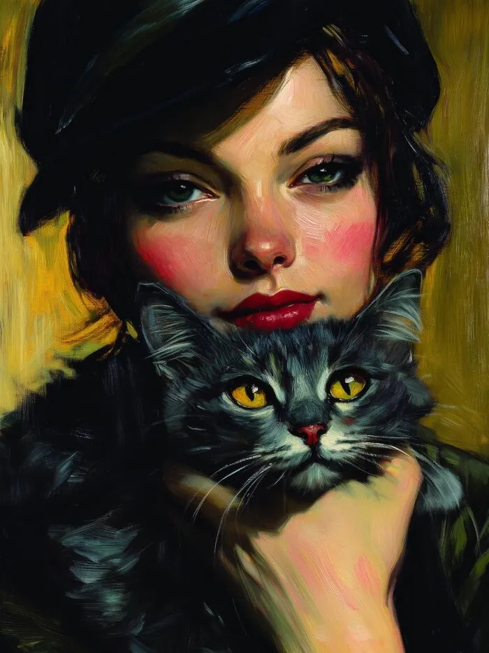 This Artist Turns The Connection Between Humans And Cats Into Powerful Visual Art (29 Pics)