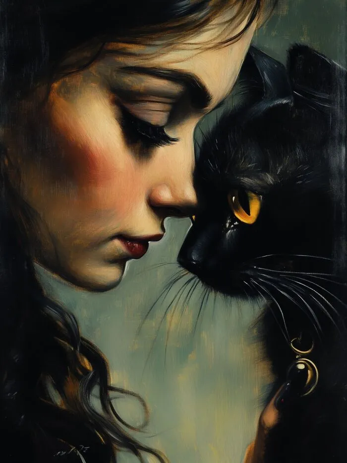 This Artist Turns The Connection Between Humans And Cats Into Powerful Visual Art (29 Pics)