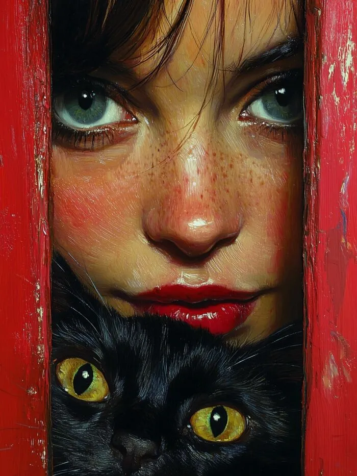 This Artist Turns The Connection Between Humans And Cats Into Powerful Visual Art (29 Pics)