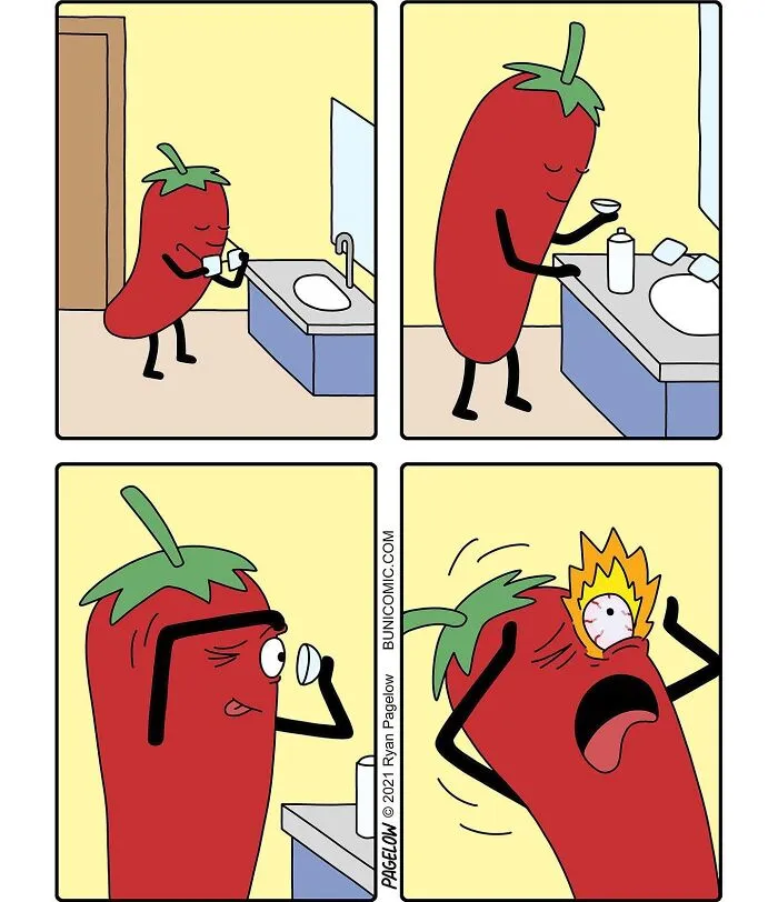 55 New Food-Themed ‘Buni Comics’ That Are Cute, Clever, And Slightly Dark