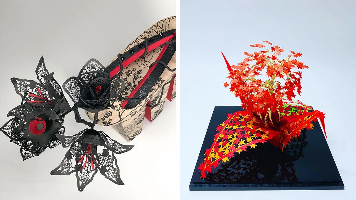 This Artist’s 38 Intricate Paper Sculptures Take Cutting And Folding To Another Level