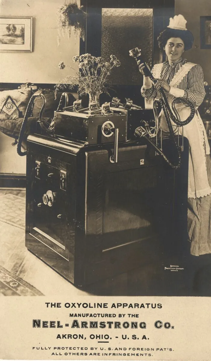 Oxyoline Apparatus Advertisement From The Early 1900s