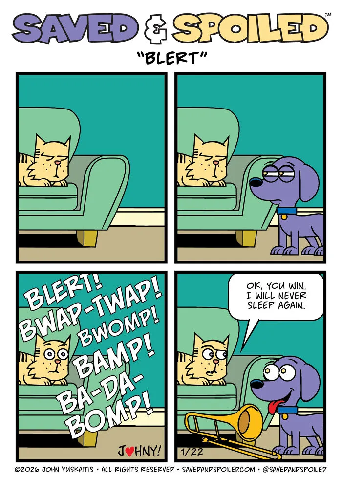 30 New Comics About My Dog And Cat, Who Couldn’t Be More Different If They Tried