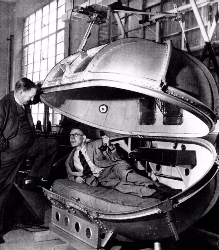 A Flight Pressure Chamber During WWII