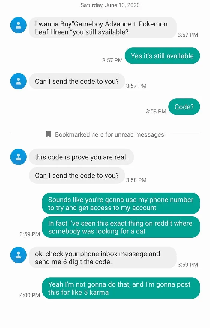 How To Shut Down A Gameboy Scammer For Five Karma Points