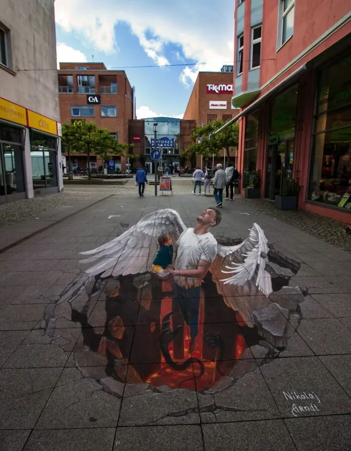 75 Street Paintings That Might Make You Question What’s Real By Nikolaj Arndt