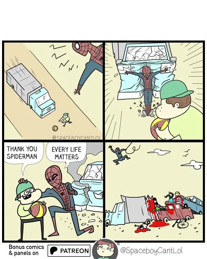 69 New Dark Comics By SpaceboyCantLOL That Mix Humor, Social Commentary, And Unexpected Twists