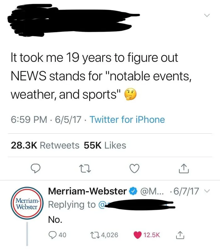 Merriam-Webster Delivers The Coldest One-Word Burn In History