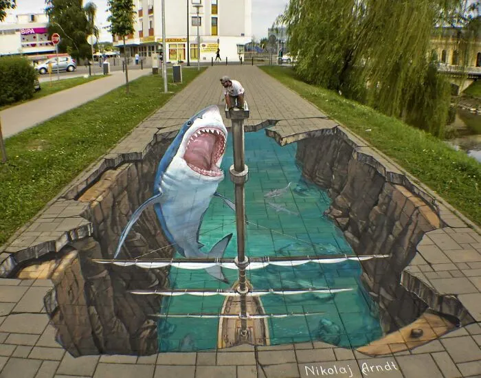 75 Street Paintings That Might Make You Question What’s Real By Nikolaj Arndt