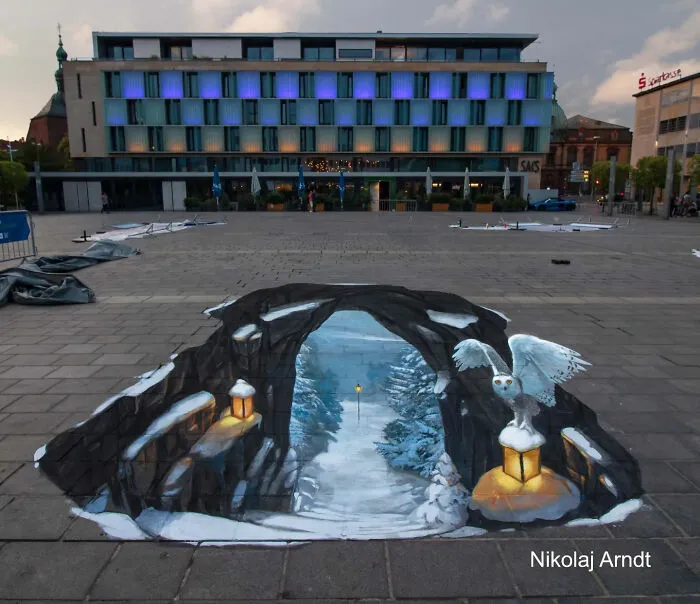 75 Street Paintings That Might Make You Question What’s Real By Nikolaj Arndt
