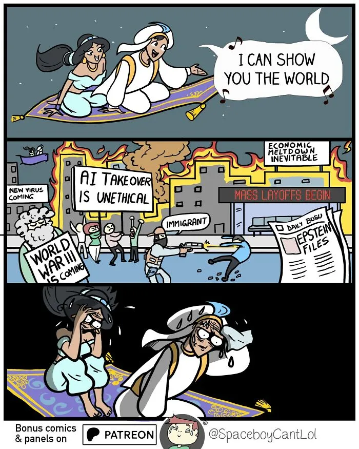 69 New Dark Comics By SpaceboyCantLOL That Mix Humor, Social Commentary, And Unexpected Twists