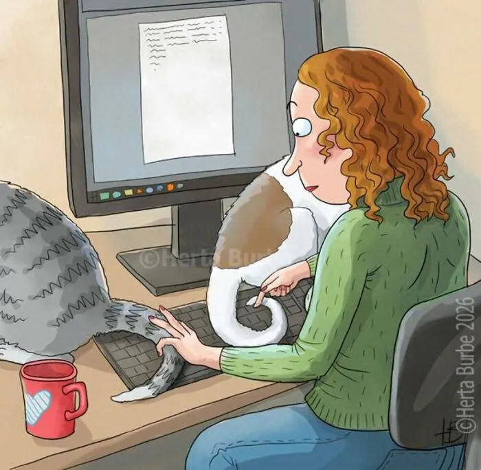 32 Hermosos cómics sobre gatos que muestran por qué los humanos se sienten tan conectados a ellos