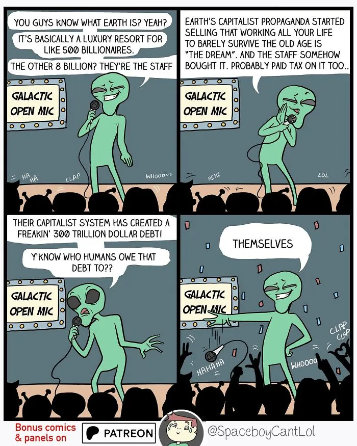 69 New Dark Comics By SpaceboyCantLOL That Mix Humor, Social Commentary, And Unexpected Twists