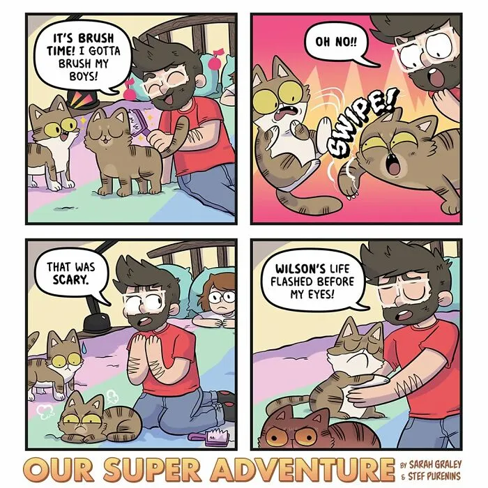 Love And Cats: 50 Hilariously Relatable Comics By Sarah Graley, Inspired By Real-Life Moments (New Pics)