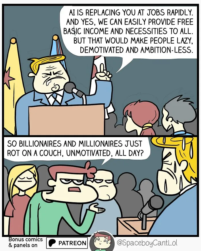 69 New Dark Comics By SpaceboyCantLOL That Mix Humor, Social Commentary, And Unexpected Twists