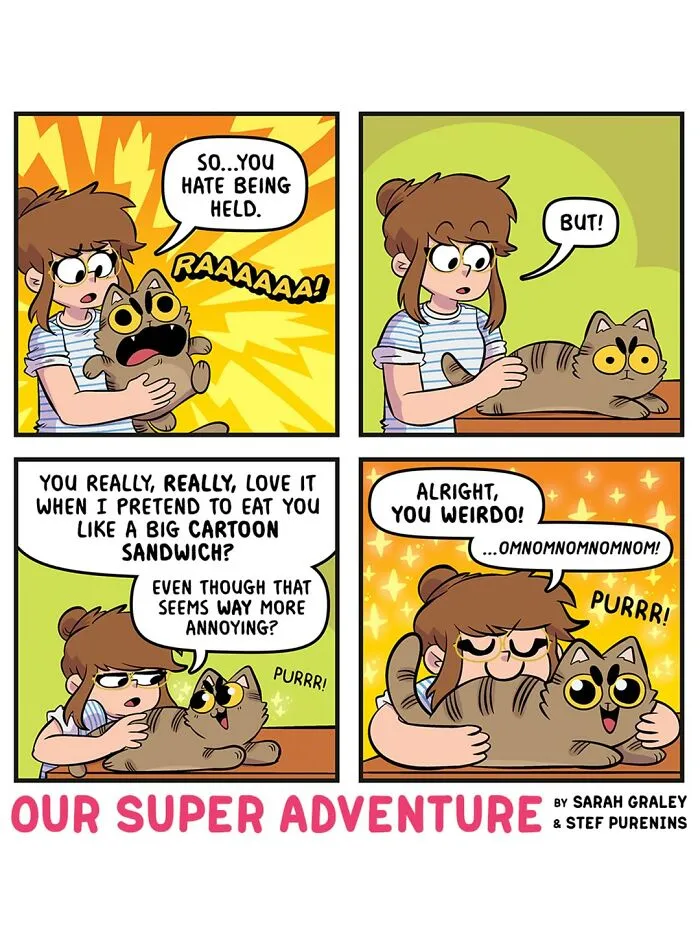 Love And Cats: 50 Hilariously Relatable Comics By Sarah Graley, Inspired By Real-Life Moments (New Pics)
