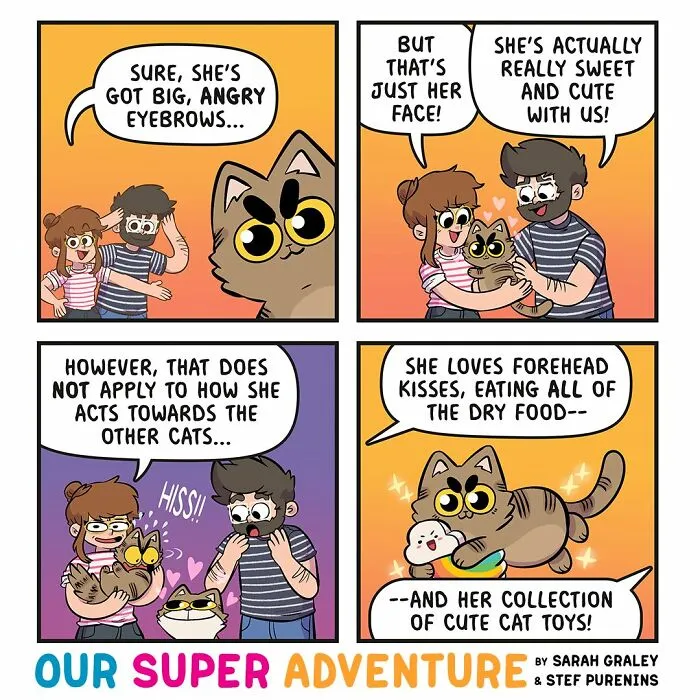 Love And Cats: 50 Hilariously Relatable Comics By Sarah Graley, Inspired By Real-Life Moments (New Pics)