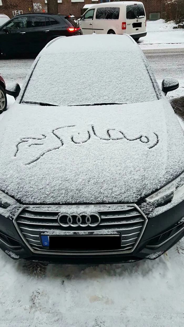 Found This Writing On A Car In Hamburg
