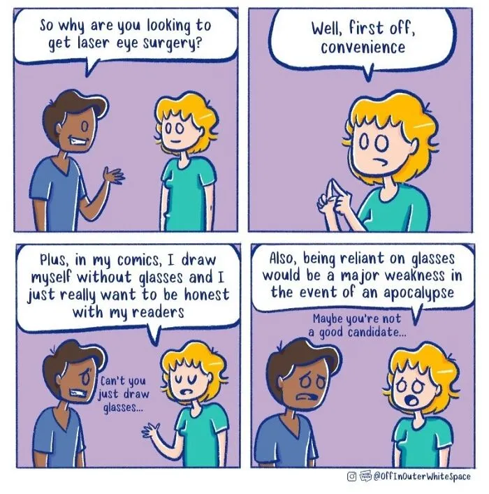 27 New Comics By ‘Off In Outer Whitespace’ That Go From Normal To Ridiculous Fast