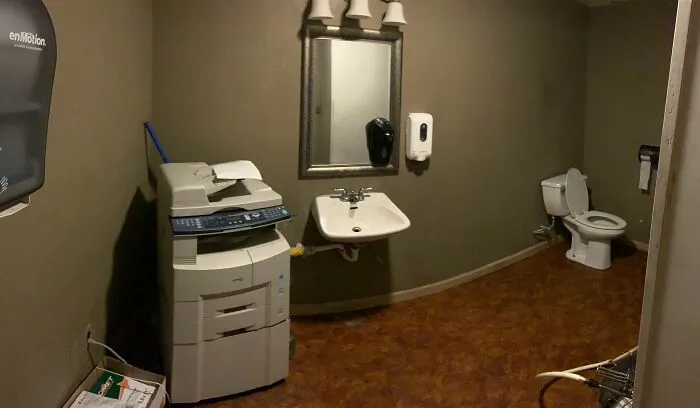 This Bathroom In A Gas Station