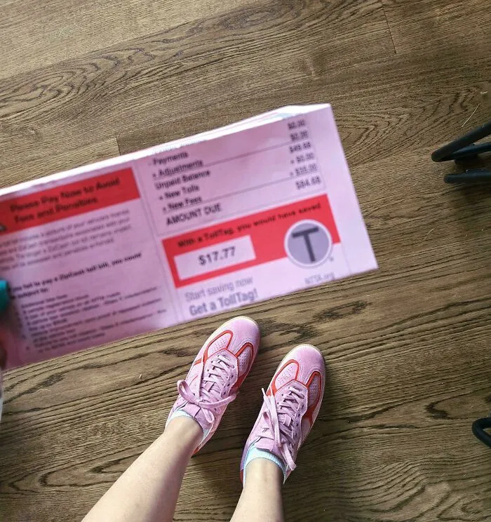 My Toll Ticket And My Shoes