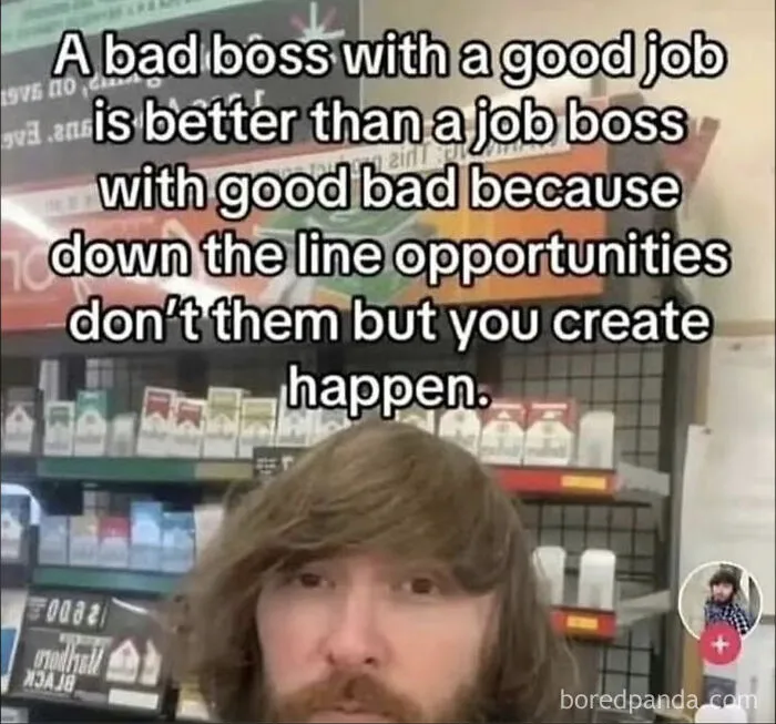 Bad Boss, Good Job