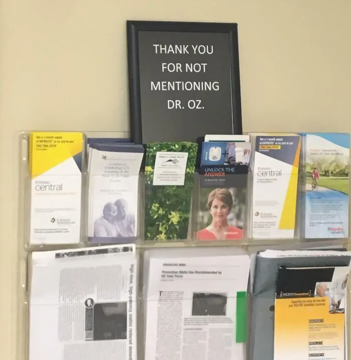Hanging In My Cardiologist's Exam Room