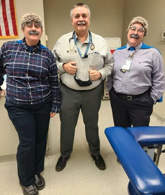 Nurses Dress Up As Their Doctor For Halloween