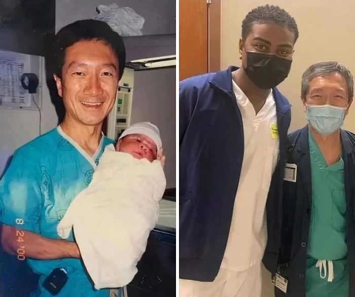 Super Wholesome. Dr. Chang Delivered Me, And Yesterday I Helped Him Deliver A Baby! I Love Full-Circle Moments