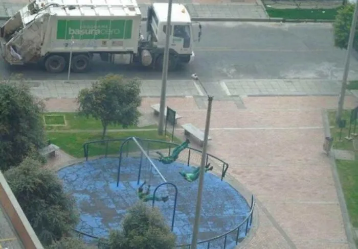 Garbage Men Taking Some Time Off Work