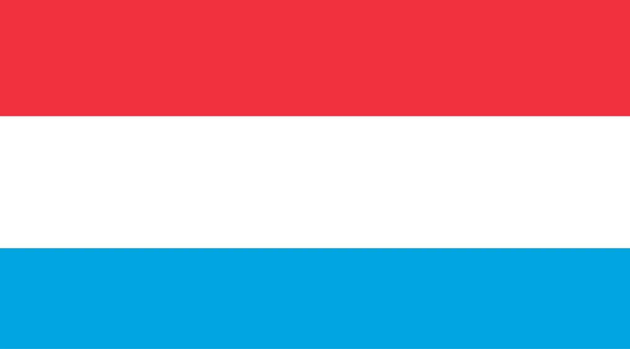 European Flags: Luxembourg flag, horizontal stripes of red, white, and light blue. Whose flag is this?