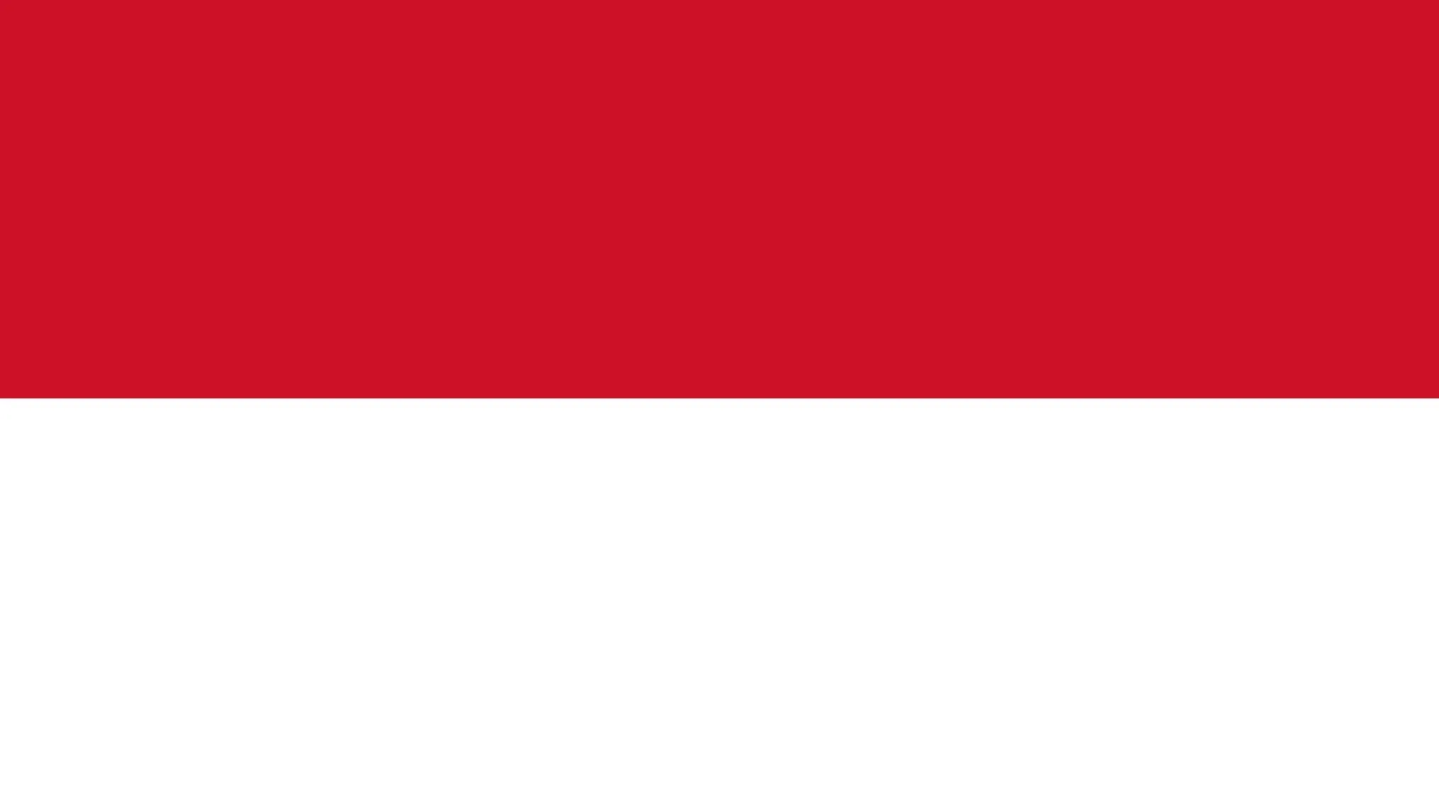 A European flag with two horizontal stripes, red on top and white on the bottom. What's the country behind this flag design?