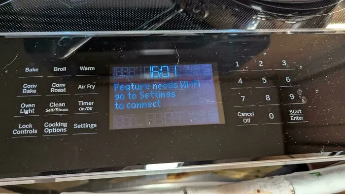 I Can't Use My Oven Unless I Connect It To The Internet
