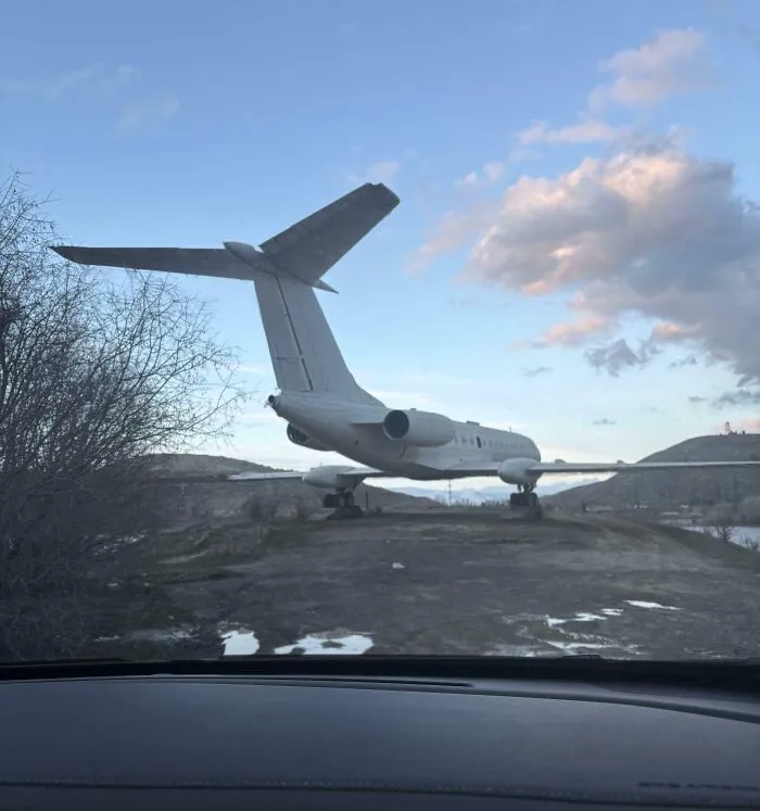 A Plane Seemingly Abandoned In The Middle Of Nowhere?